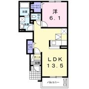 リビングコートCの間取り画像