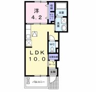クレスト・ハーモニーの間取り画像