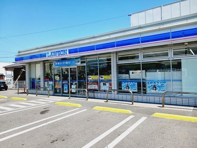 近くのローソン松山朝生田町２丁目店様まで200m（徒歩3分）