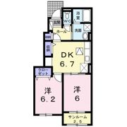 ラブリーグレイスの間取り画像
