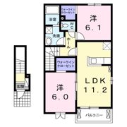 シャンプランテⅡの間取り画像
