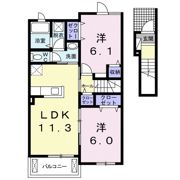 シャルマン Ⅲの間取り画像