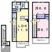 ガーデンコート CMKの間取り画像