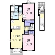 シャン・ド・フルールⅤの間取り画像