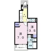 アクア プリマベールの間取り画像