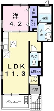 アルドールMⅠの間取り画像