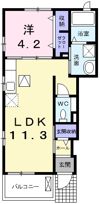 アルドールMⅠの間取り画像