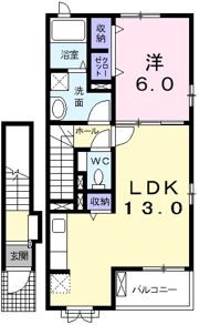 アルドールMⅠの間取り画像