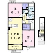 アルドーレ Ⅱの間取り画像