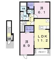 ブルーグラスの間取り画像