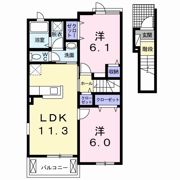 ルミエール住吉の間取り画像