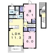 カーサ セレーノの間取り画像