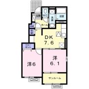 ラフィナートⅡの間取り画像
