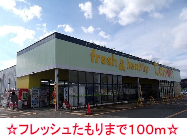 近くのフレッシュたもりまで100m（徒歩2分）