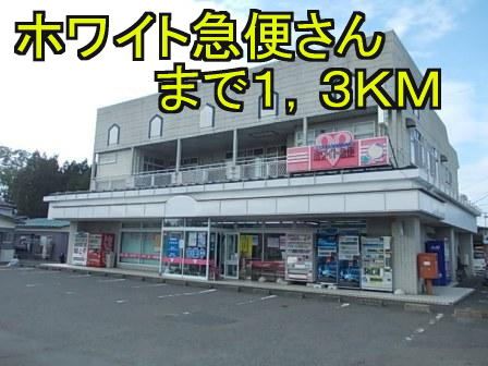 近くのホワイト急便まで1,300m（徒歩17分）