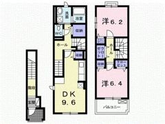 ニューカーサ・S Bの間取り画像