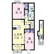 カーサ ティ アモの間取り画像