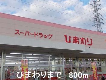 近くのひまわりまで800m(徒歩10分)
