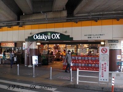 近くのオダキューOXまで300m(徒歩4分)