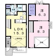 サンリット牛久保Ⅱの間取り画像