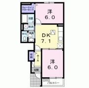 ブリーゼ・川宮Ⅱの間取り画像