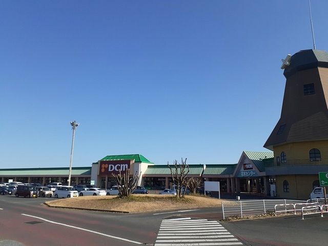 近くのDCM那珂店まで500m（徒歩7分）
