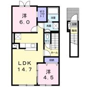 Eオーブの間取り画像