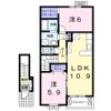 プリエール壱 Aの間取り画像