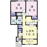 ドゥ・ファミーユBの間取り画像
