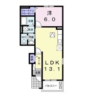 カナヤ・サンヒルAの間取り画像