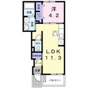 クレセール聖蹟の間取り画像