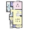 シャン・ド・フル－ル Fの間取り画像