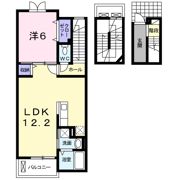アメニティ下石田Ⅱの間取り画像