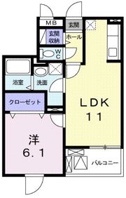 アウローラⅠの間取り画像