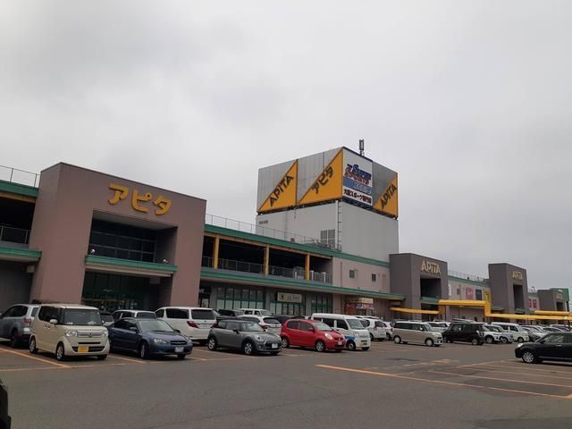 近くのアピタ新潟西店まで600m（徒歩8分）