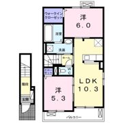 サンシャイン西寺Cの間取り画像