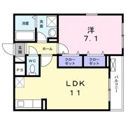 アビタシオンⅡの間取り画像
