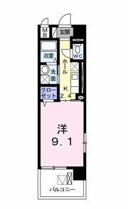 ルミエール山越の間取り画像