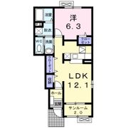 モダンレジデンスET Bの間取り画像