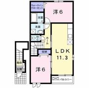 ティ・シュティル Ⅱ番館の間取り画像