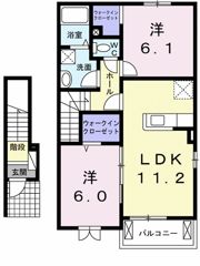 フローラれんげの間取り画像