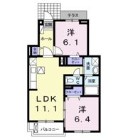 ラフィナート Eの間取り画像