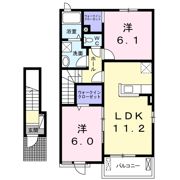 サン ガーデンA棟の間取り画像