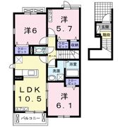アルコバレーノ Dの間取り画像