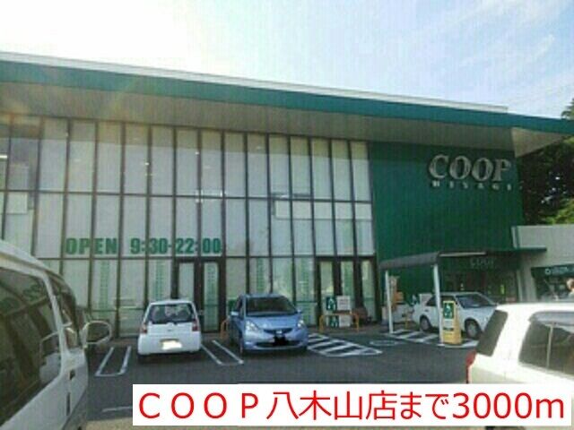 近くのスーパーまで3,000m（徒歩38分）
