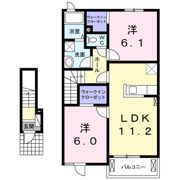 エルメゾンBの間取り画像