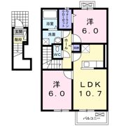 ブルーベルベットの間取り画像
