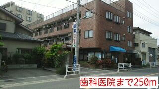 近くの病院まで250m（徒歩4分）