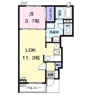 グリシナ Ⅱの間取り画像