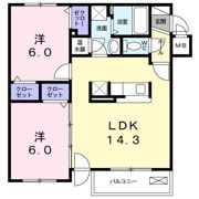 Reareve北桑園の間取り画像